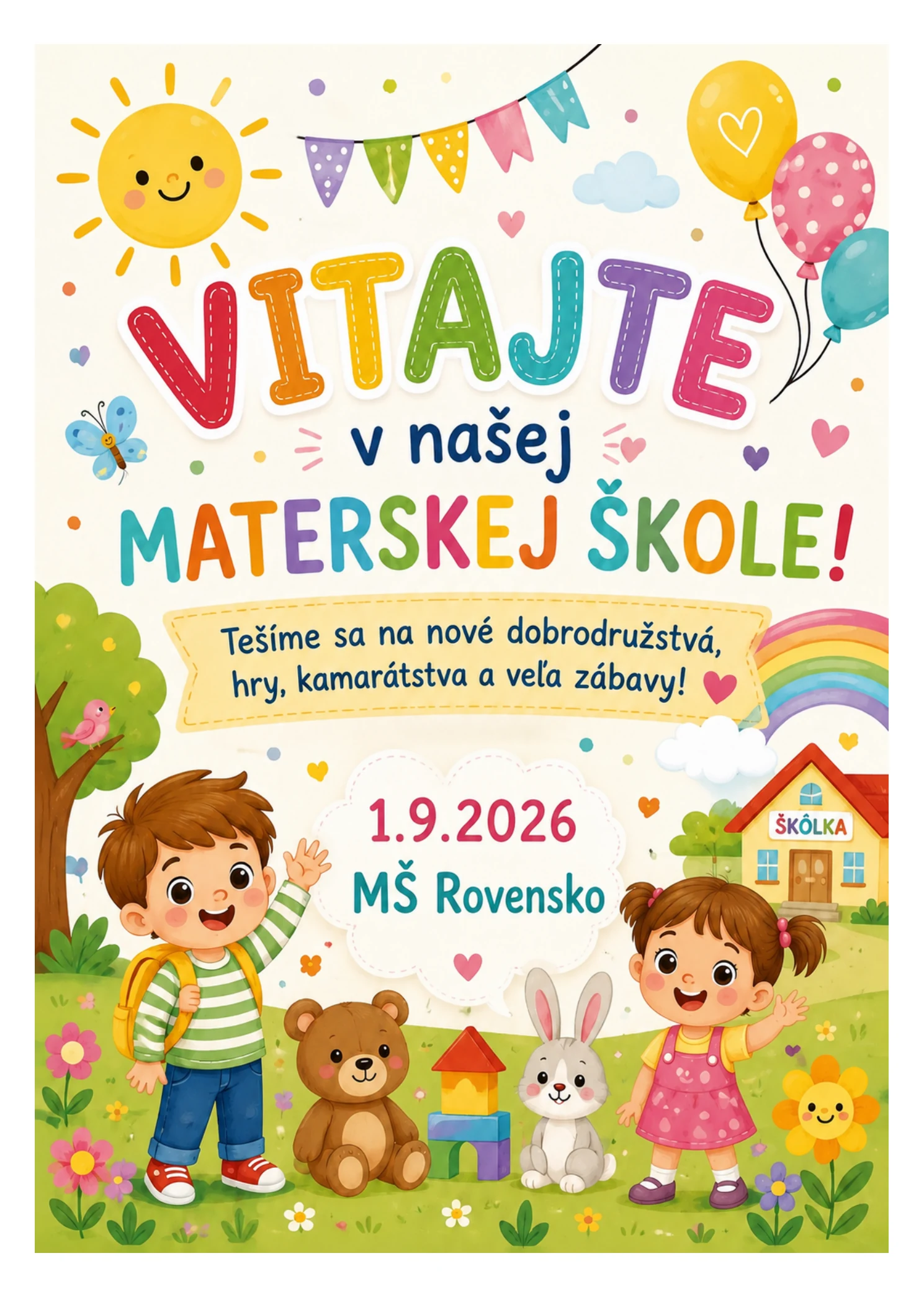 Vitajte v našej materskej škole